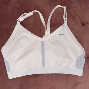 White Nike Sports Bra